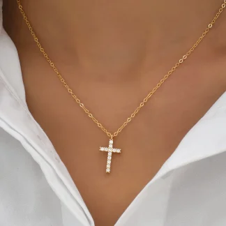 Mini Pendant Cross Necklace